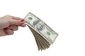 Money in hand Royalty Free Stock Photo