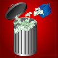 Throwing money away