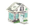 Money House Concept Royalty Free Stock Photo