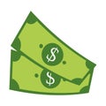 Money icon. Dollar currency cash sign. Bill payment symbol Royalty Free Stock Photo