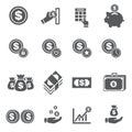 Money icon set