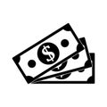 Money icon vector design template basic RGB Royalty Free Stock Photo