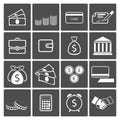 Money icons set design vector illustration