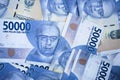 Money Indonesian Rupiah Banknotes, Fifty thousand rupiahs