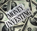 Money Investing with a lot of $2 dollar bills Royalty Free Stock Photo