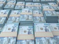 Kazakhstani money. Kazakhstani tenge banknotes. 500 KZT tenge bills