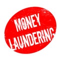 Money Laundering rubber stamp Royalty Free Stock Photo