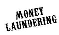 Money Laundering rubber stamp Royalty Free Stock Photo