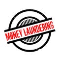 Money Laundering rubber stamp Royalty Free Stock Photo