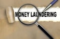 MONEY LAUNDERING