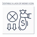 Money line icon