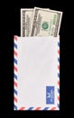 Money in the Mail Royalty Free Stock Photo