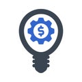 Money making idea icon Royalty Free Stock Photo
