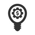 Money making idea icon Royalty Free Stock Photo