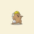 money miner mole vector