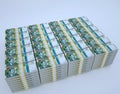 Money Morocco. 50 Moroccan dirhams. Morocco`s economy. 3D rendering