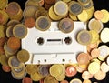 Money and Music Concept Royalty Free Stock Photo