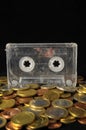 Money and Music Concept Royalty Free Stock Photo