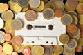 Money and Music Concept Royalty Free Stock Photo