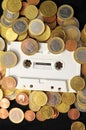 Money and Music Concept , digital photo image Royalty Free Stock Photo