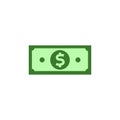 Money note icon. Money. Vector illustration EPS 10 Royalty Free Stock Photo