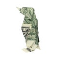 Money Origami PENGUIN Bird Real One Dollar Bill