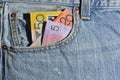 Money in the Pocket Royalty Free Stock Photo