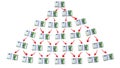 Money pyramid (Euro version)