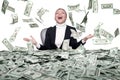 Money rain Royalty Free Stock Photo