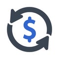 Money refund icon