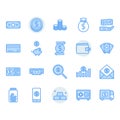 Money related icon and symbol set