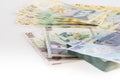 Money Romanian Leu Stack Royalty Free Stock Photo