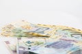 Money Romanian Leu Stack Royalty Free Stock Photo