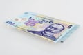 Money Romanian 100 Leu Stack Royalty Free Stock Photo