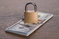 Money security concept Royalty Free Stock Photo