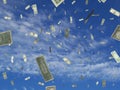 Money sky Royalty Free Stock Photo