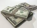 Money stack of dollars Royalty Free Stock Photo