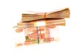 Money stacks - one and a half million russian rubles