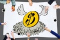 Money Strong Economy Finance Invesment Concept Royalty Free Stock Photo