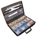 Money suitcase Royalty Free Stock Photo