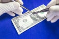 Money surgery - dollar Royalty Free Stock Photo