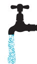 Money tap Royalty Free Stock Photo