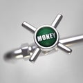 Money tap Royalty Free Stock Photo