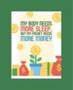 Money vector piggy bank pig box financial bank or money-box with investment savings and coins backdrop illustration