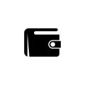 Money Wallet, Digital Purse Flat Vector Icon