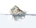 Money on water Royalty Free Stock Photo