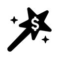 Money Wizard icon Royalty Free Stock Photo
