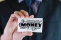 Money word cloud business concept Royalty Free Stock Photo