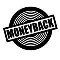 Moneyback stamp on white