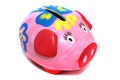 Pink Piggy bank hadnmade